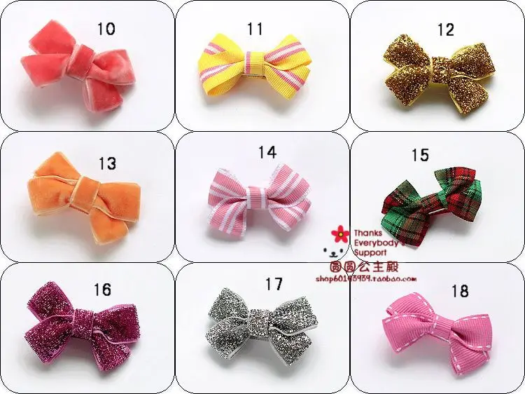 2015 Pet accessories Europe-wide bow hairpin jewelry trade  Dog hair accessories Dog grooming 50pcs/lot