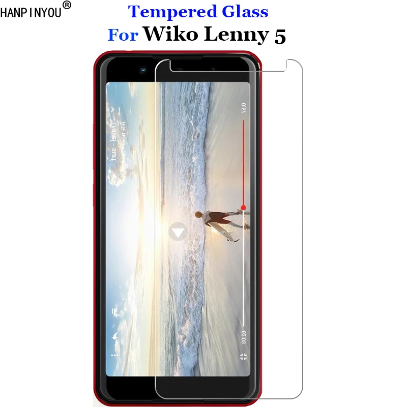 For Wiko Lenny5 Tempered Glass 9H 2.5D Premium Screen Protector Film For Wiko Lenny 5 5.7