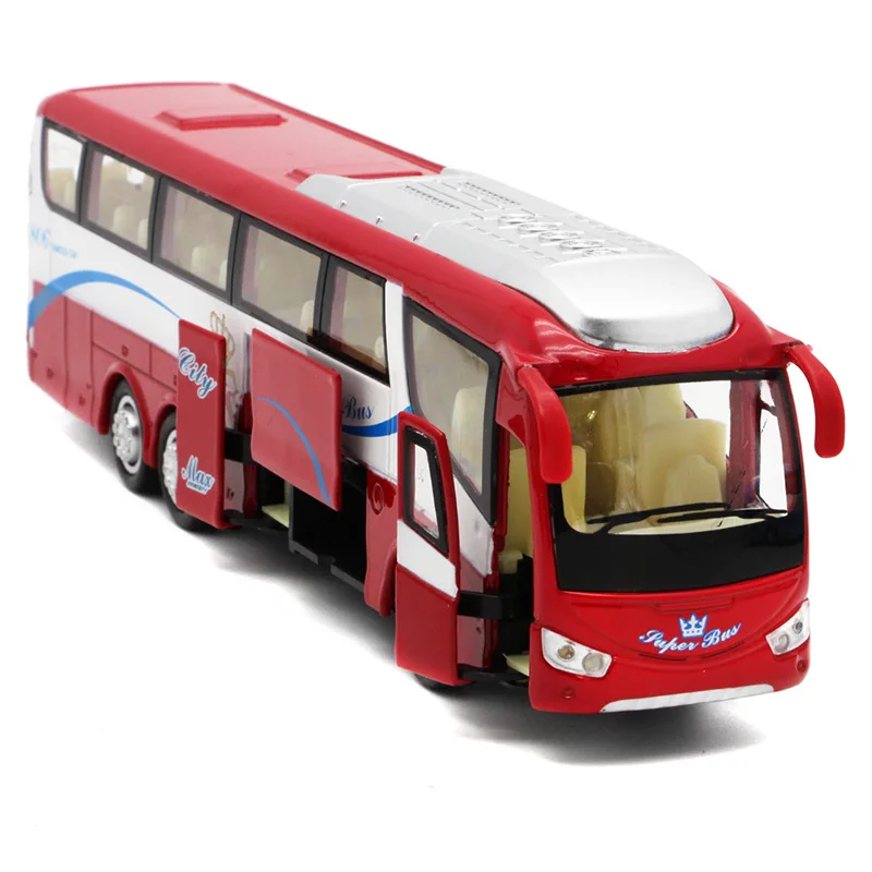 1:32 alloy car models,high simulation city bus,metal diecasts,toy vehicles,pull back & flashing & musical,free shipping