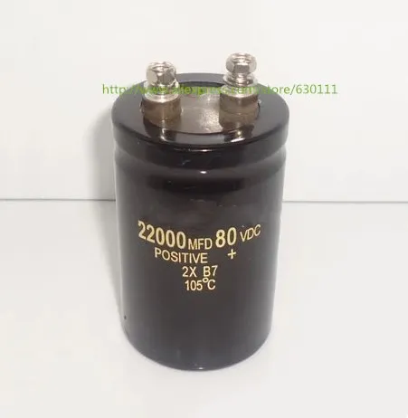 Electrolytic capacitor 80V22000UF 22000UF 80V  50x80mm