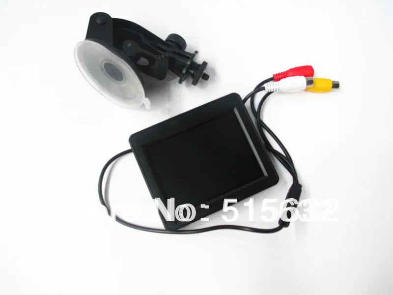 high quality 3.5 inch HD Car monitor Car digital Color TFT LCD Monitor Rearview DVD with alarm