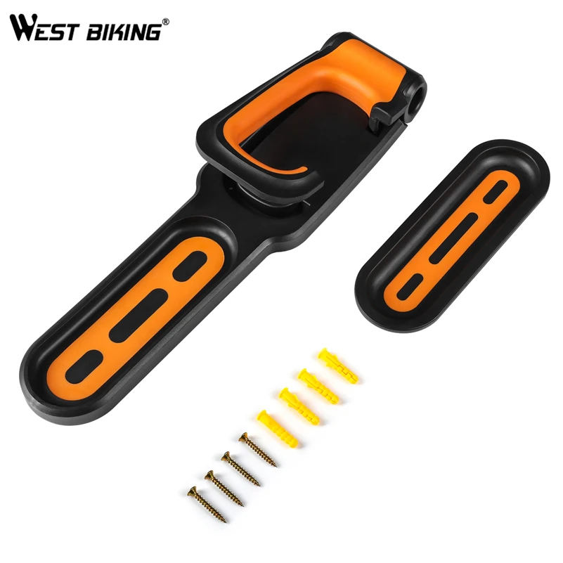 WEST BIKING Bike Wall Mount Bicycle Stand Holder Hanger Hook Storage Bike Accessories MTB Bike Cycling Wall Mounted Rack Stands