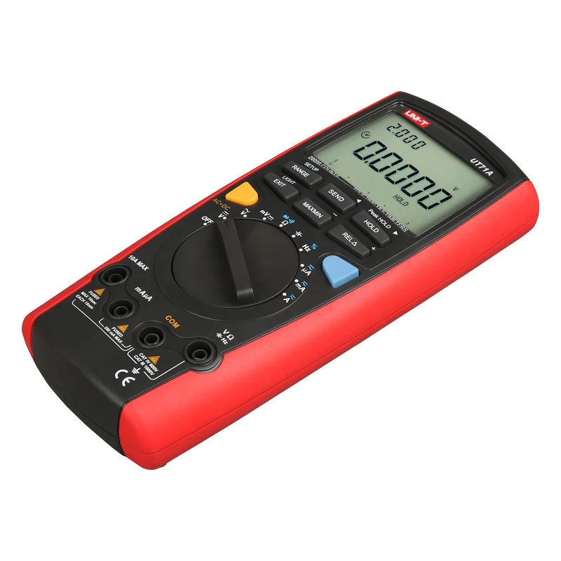 UNI-T UT71A Intelligent Multimeter LCD 19999 Display Digital AC+DC Current Voltage USB Interface True RMS REL Auto Range