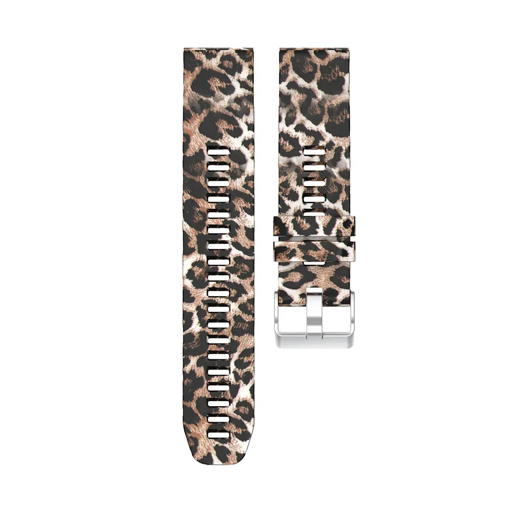 22mm Watch band Quick Release Wrist Band Watch Strap for Garmin Fenix 5 forerunner 935 Easyfit Printed Fashion Sports Silicone