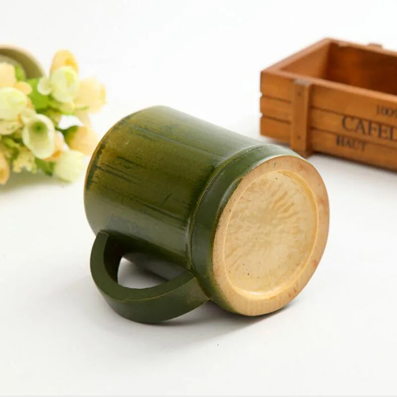 30pcs Small Green Bamboo Cup Travel Gift For Water Handmade Natural Tea Cup Breakfast Beer Milk Drinkware Teacup Cups ZA6360