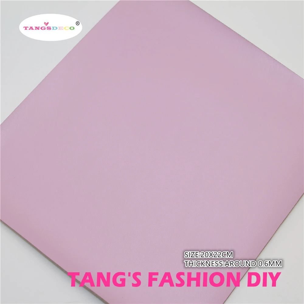 13pcs-- 20X22CM Pink Color Mix DIY Synthetic Faux PU Leather Set