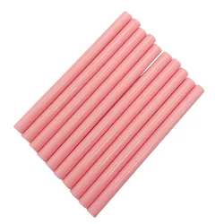 10Pcs 7*100mm Pink Colorful Hot Melt Glue Sticks Vintage Sealing Wax Envelope Invitation Stamp Security Packaging RepairTool