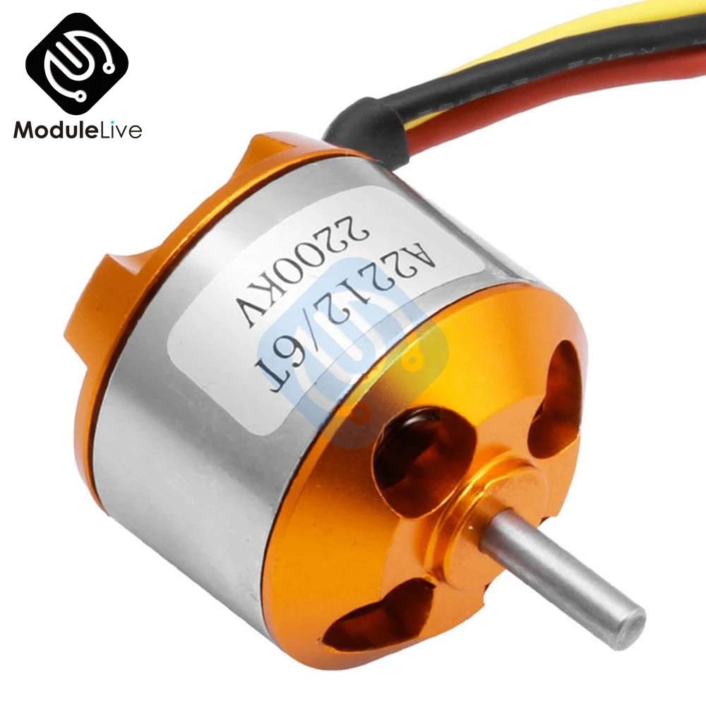 A2212 2200KV 6T Brushless Outrunner Motor DC Motor For RC Aircraft Plane Quadcopter Helicopter Multi-copter 2200 KV