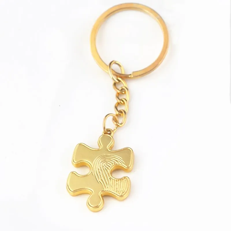 Mobile Games Identity V Clue Pieces Keychain Jigsaw Pieces Metal Car Keyring Pendant Women Men Jewelry