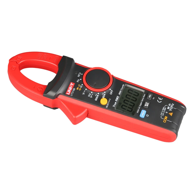 UNI-T UT216B 600A Digital Clamp Meters NCV V.F.C Diode LCD Backlight LCD Display Work Light