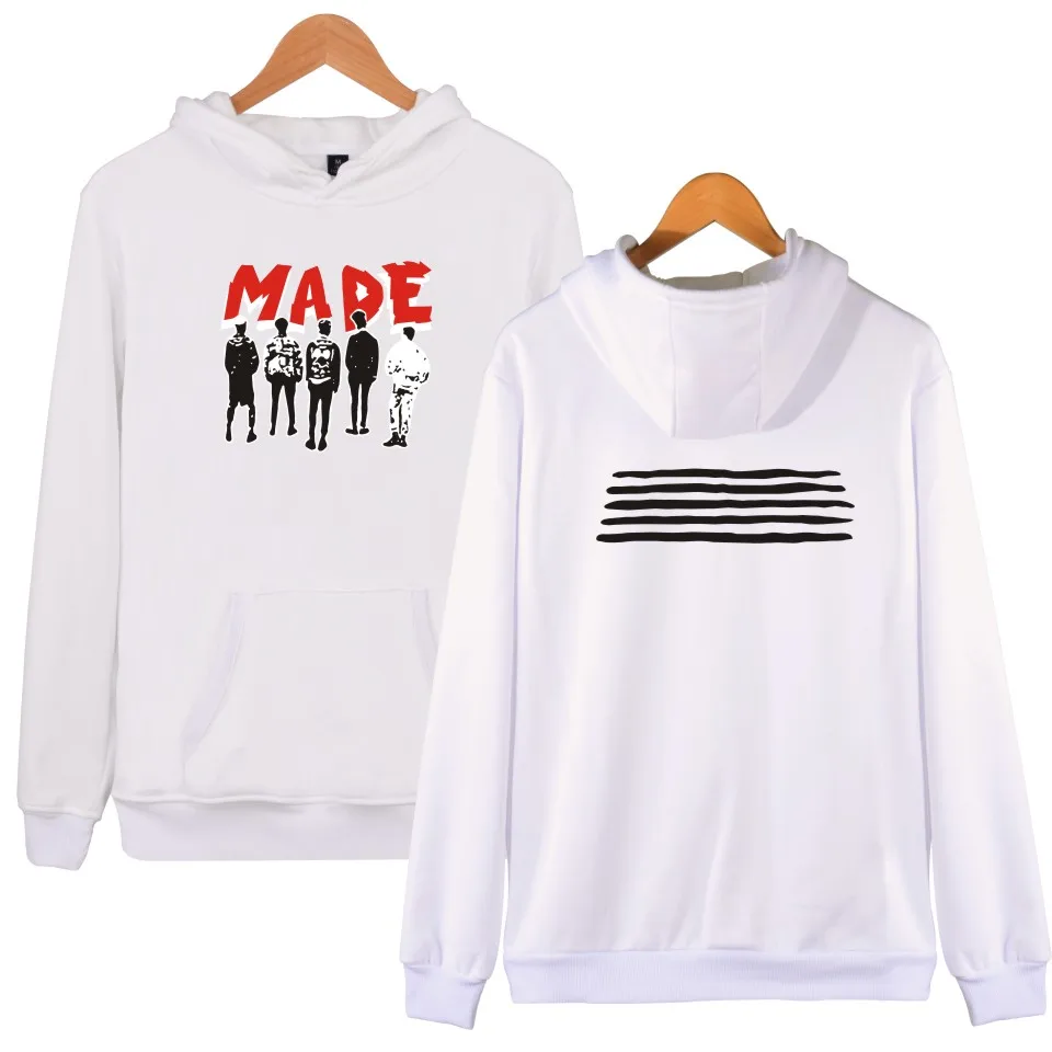 LUCKYFRIDAYF BIGBANG MADE Kpop fashion hip hop men women Hoodies Pullover Pocket Long Sleeve Harajuku Hooded Sweatshirts Tops