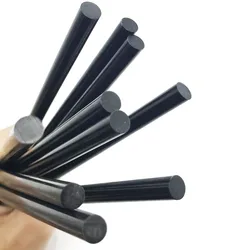 10 Stücke Schwarz Farbe 7 MM Heißklebestifte Für Elektrische Klebepistole Auto Audio Handwerk Reparatur Sticks Klebstoff Siegelwachs Stick