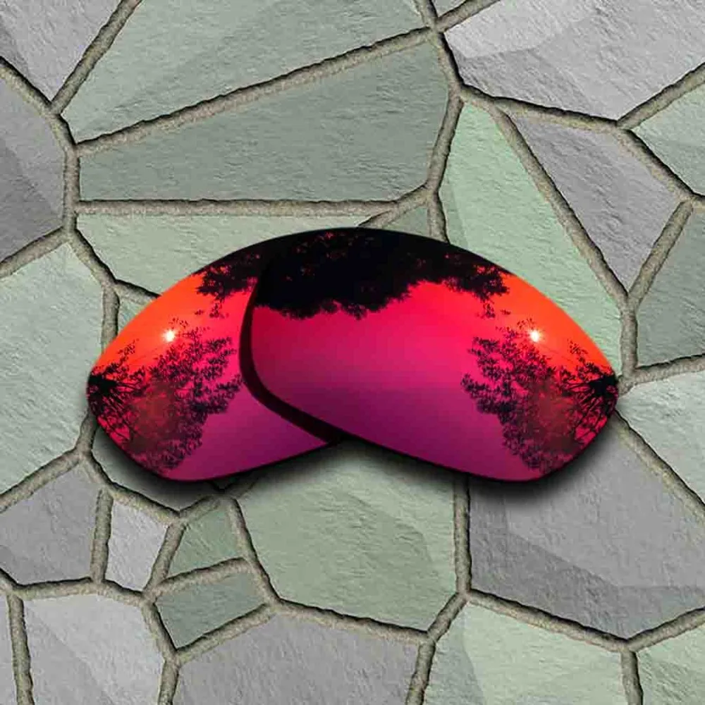 Yellow Golden&Violet Red Sunglasses Polarized Replacement Lenses for Oakley Straight Jacket 2007