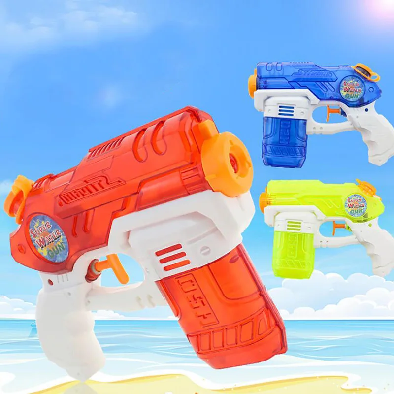 16CM Manual High Pressure Water Gun Medium Toy Boy Cool Summer Outdoor Play War Shooting Game Water Gun Children Toy Gift