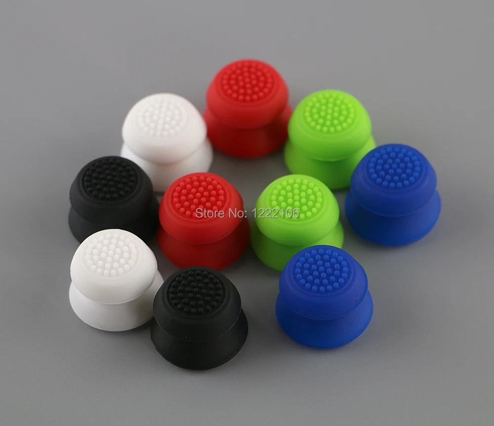 100pcs Silicone Analog Grips Thumb stick Thumb Sticks Extra Cover High Enhancements For ps3 ps4 xbox360