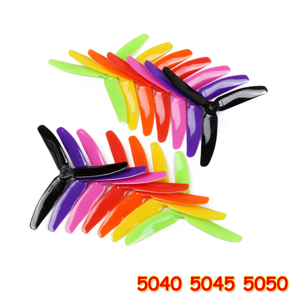 20pcs/lot KINGKONG 5040 5045 5050 3 blades Propellers CW CCW For QAV250 ZMR250 Robocat FPV Mini Quadcopter Multirotor (10 pair)