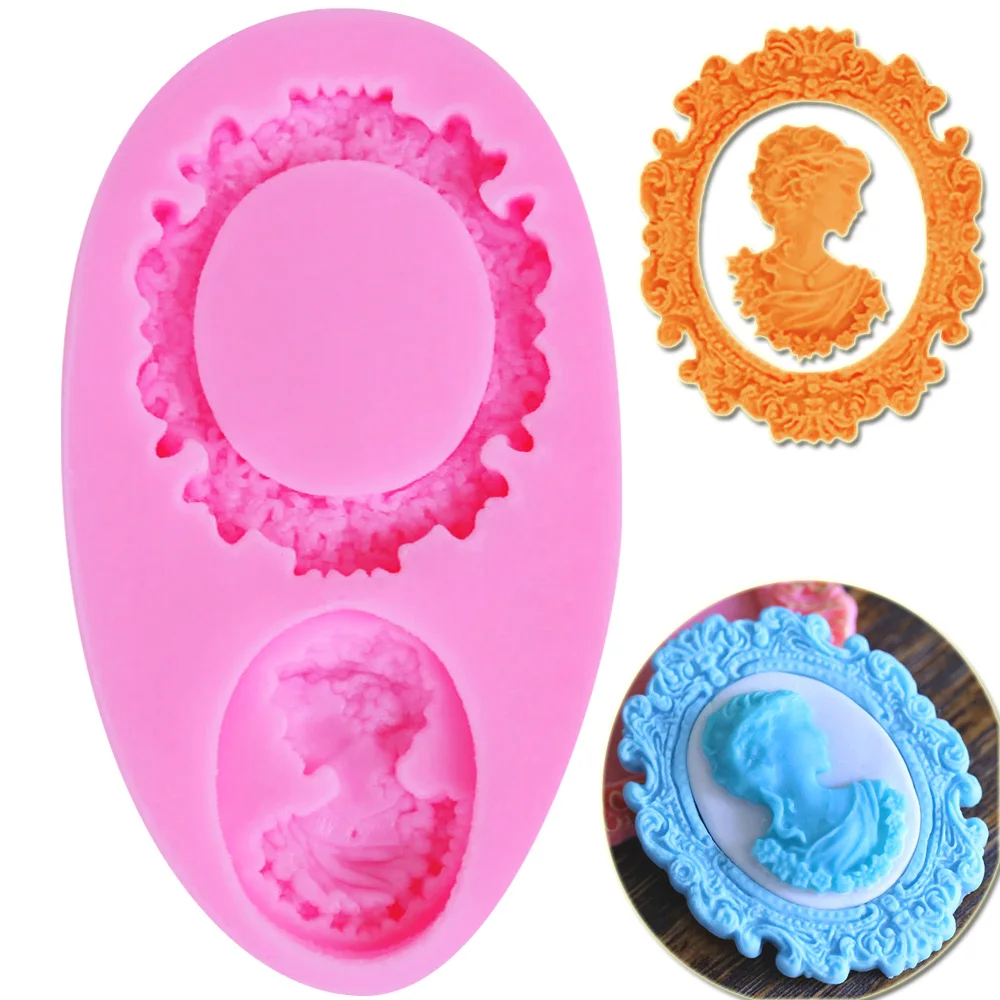 C-214 Flowers Gem Pearl Silicone Mold Relief Border Cake Mold Silicone Baking Tools Decorations Baking Mould DIY