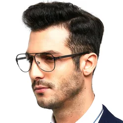 New Men's Eyeglasses Frame Is Light  Alloy  Prescription Glasses  Fashion Designer