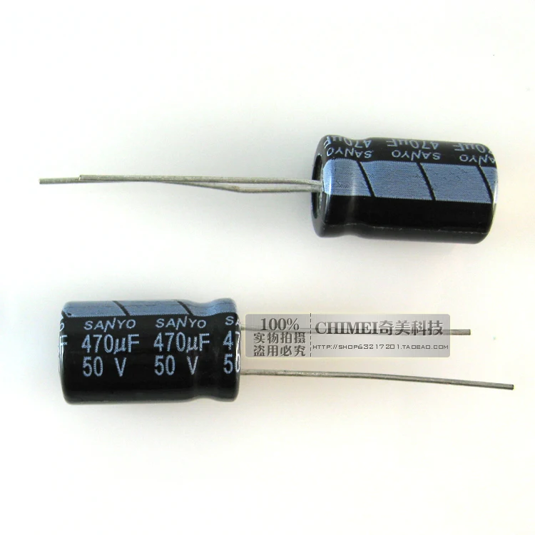 Electrolytic capacitor 470UF 50V Volume 10X16MM Capacitor 10 * 16mm