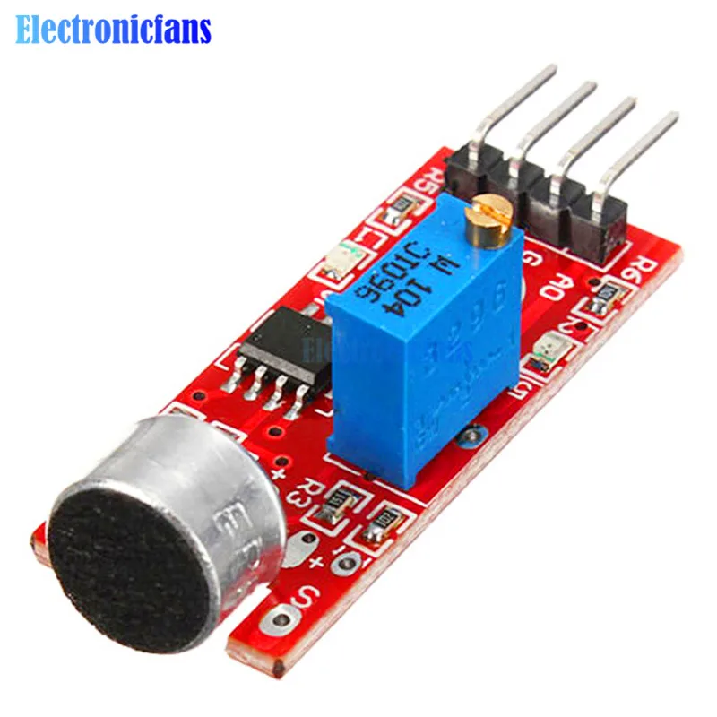 High Sensitive Microphone Sound Sensor Detection Module For Arduino AVR PIC 5V DC Power Supply Analog Output Module