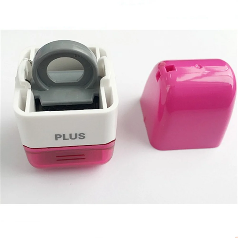 1Pc Mini Roller Rommelige Code Privacy Beschermer Zegel Roller Stempels Voor Vertrouwelijk