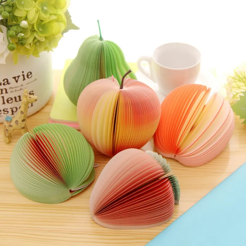 1 Lot  Sticky notes  DIY fruit vegetables Memo pads kawaii 160 Pages Sticker Post Bookmark Point It Marker Memo Sticker Paper