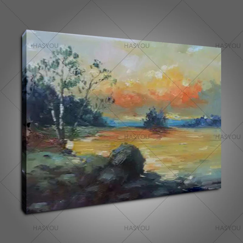 Frameless canvas oil painting New arrival best gift 100%  handmade Oil Painting On Canvas for home decorative wall art picture