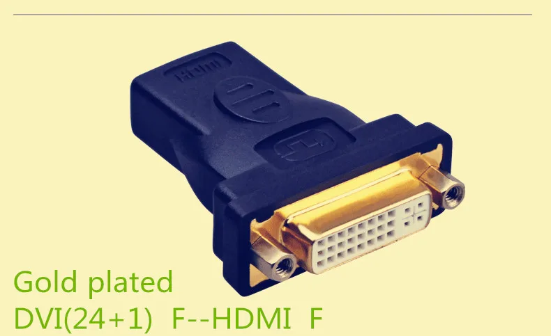 YT374B  DVI change to HDMI connector  Applicable to the DVI (24 + 1)  Support HDMI 2.0 version  gold plated Drop Shipping