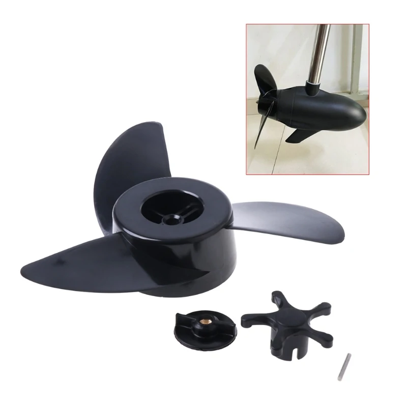 3 Blades Motor Boat Propellers Electric Engine Outboard For Haibo ET34 ET44 ET54