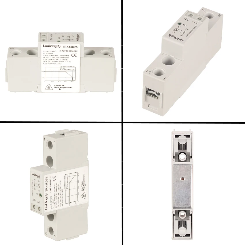 TRA48D25 25A Smart Semiconductor DC AC Solid State Relay 5V 12V 24V In Out 42-480V Electrical Voltage SSR Relay Module &Board