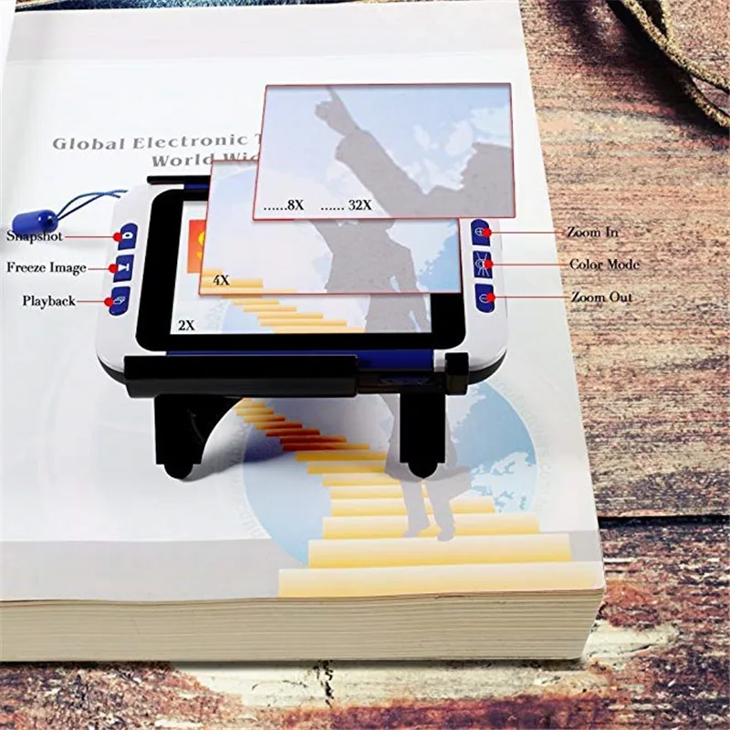 Reading Aid Magnify 2-32X 3.5\