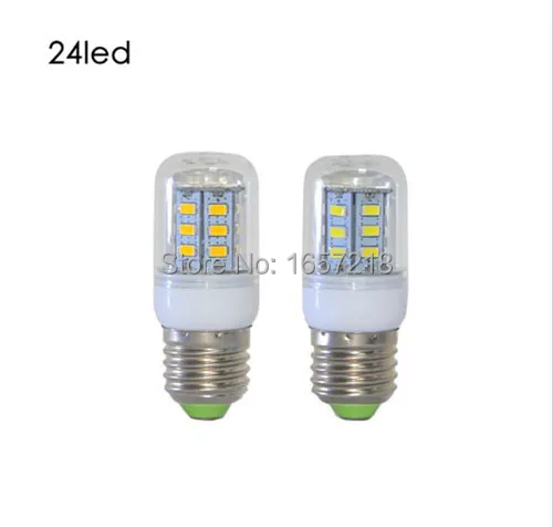 1pcs  NEW High Bright 7W 11W 12W 15W Wall LED lamps E27 24/36/48/56 LEDs 220V High Quality 5730 SMD Corn LED Bulb Ceiling light