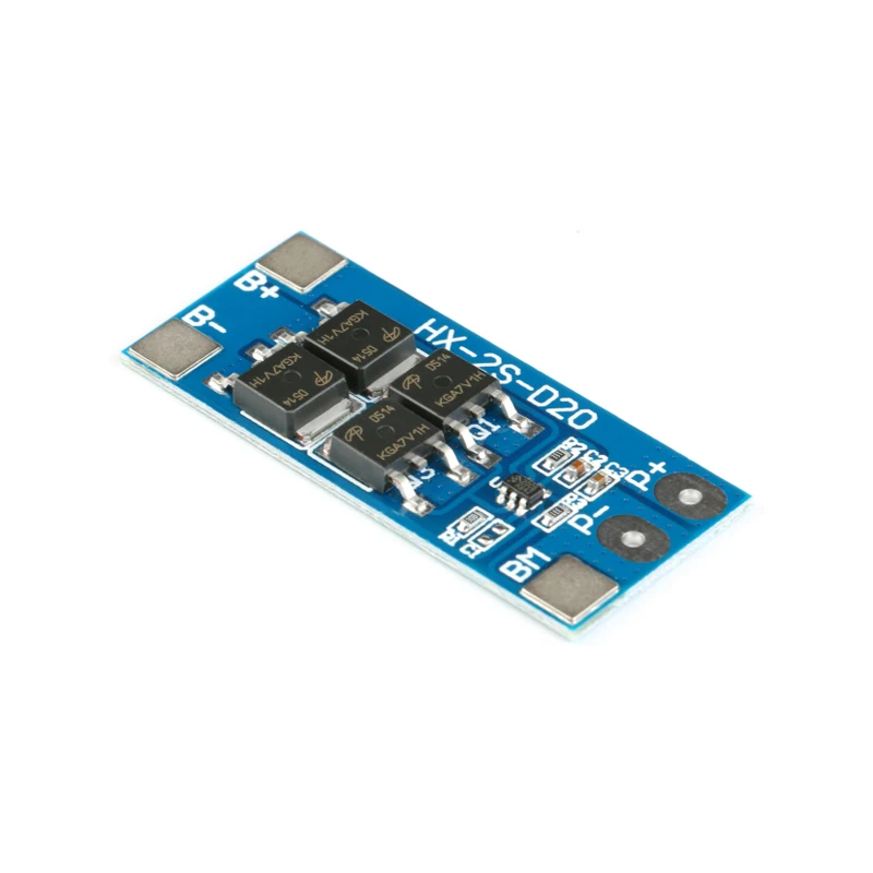 2S 10A 7.4V 18650 lithium battery protection board 8.4V balanced function/overcharged protection