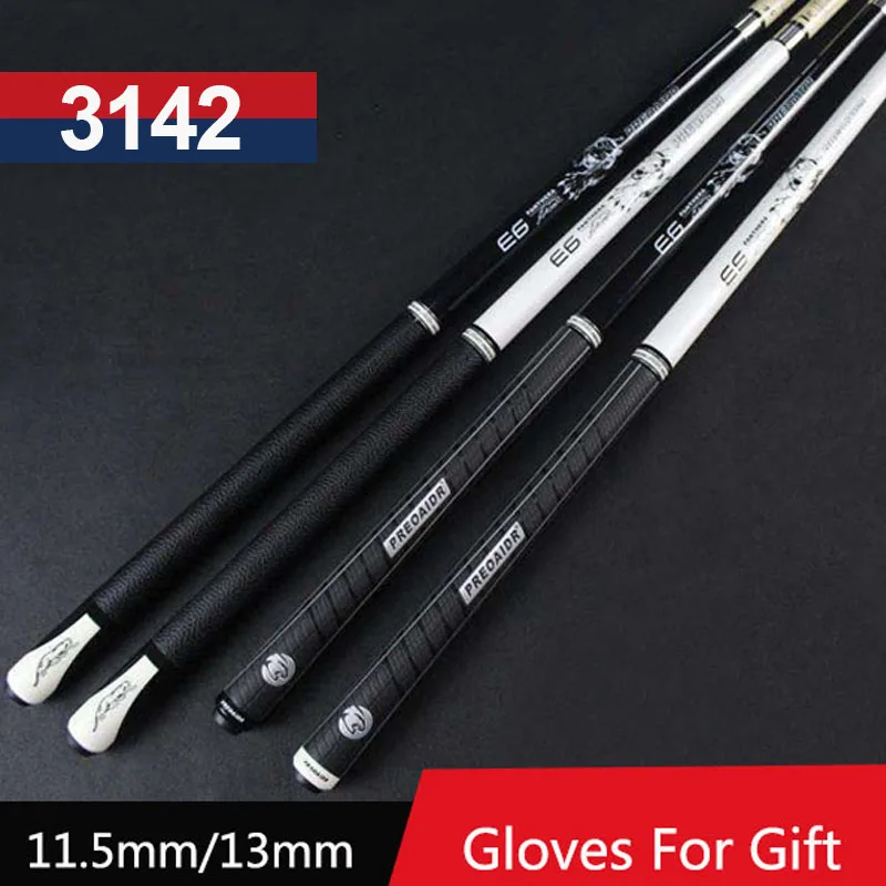 New 10mm/11.5mm/13mm Tip Billiards Pool Cues Stick Two Handle Type China Taco De Sinuca 2016