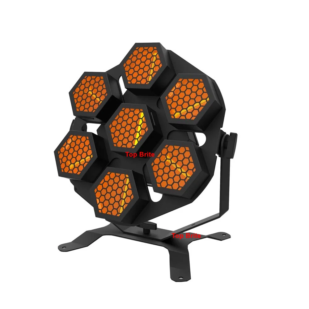 LED Retro Strobe Light 7X30W LED Stage Light Dj Light Effect For Party Wedding Disco Events Lighting Shows Dj Equipments DMX 512