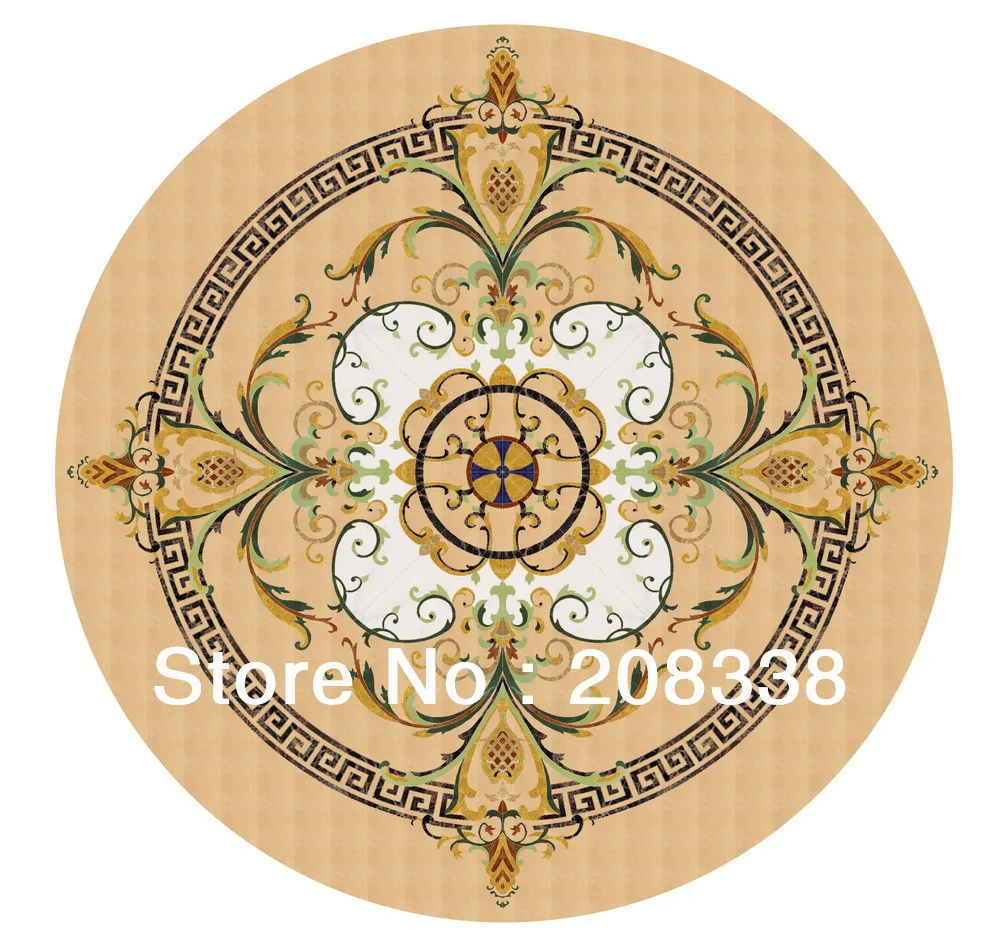 

marble medallion, waterjet medallion