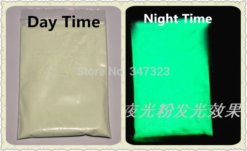 TCYG825 Glow in dark pigment Yellow Green Light Color long last glowing luminescent powder,Noctilucent powder Fishing floats