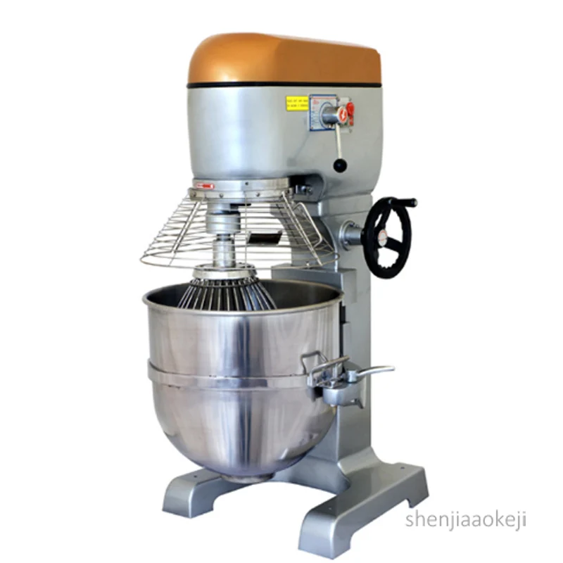 60L Commercial mixer Multi-function egg/cream mixing machine eggbeater 3-gear adjustable stirring machine bakery equipment 380V