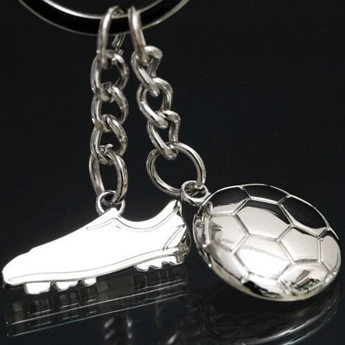 New 3D Cute Metal Ring Key Keychain Keyfob Cool Soccer Shoe Lovely Keyrings 8OX4