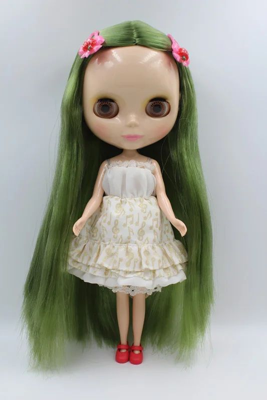 

Free Shipping big discount RBL-290DIY Nude Blyth doll birthday gift for girl 4colour big eyes dolls with beautiful Hair cute toy