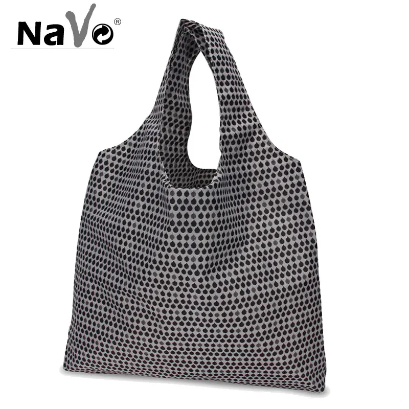 NAVO Shopping Bags Eco Reusable Shopping tote High Quality Folding Shoping Bag Shopper Nylon Foldaway Grocery Bags