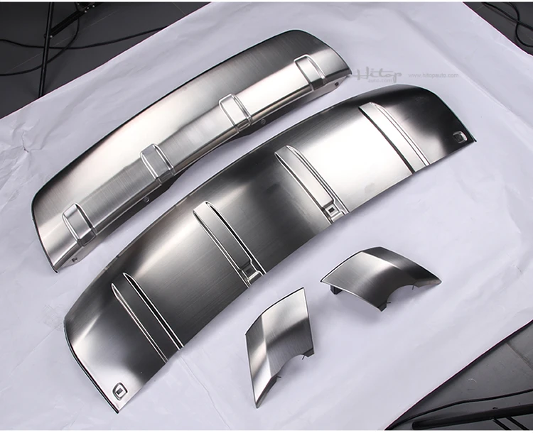 stainless steel skid plate/bumper protector cover/bumper guard for Land Rover Discovery 5,front&rear,2pcs, promotion 7days