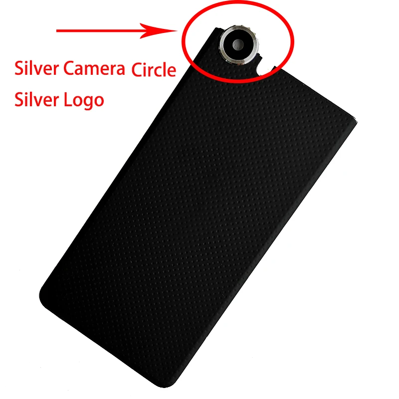 ZUCZUG New Plastic Rear Housing For Blackberry Keyone Dtek70 Battery Cover Back Case Door With Camera Lens + Logo