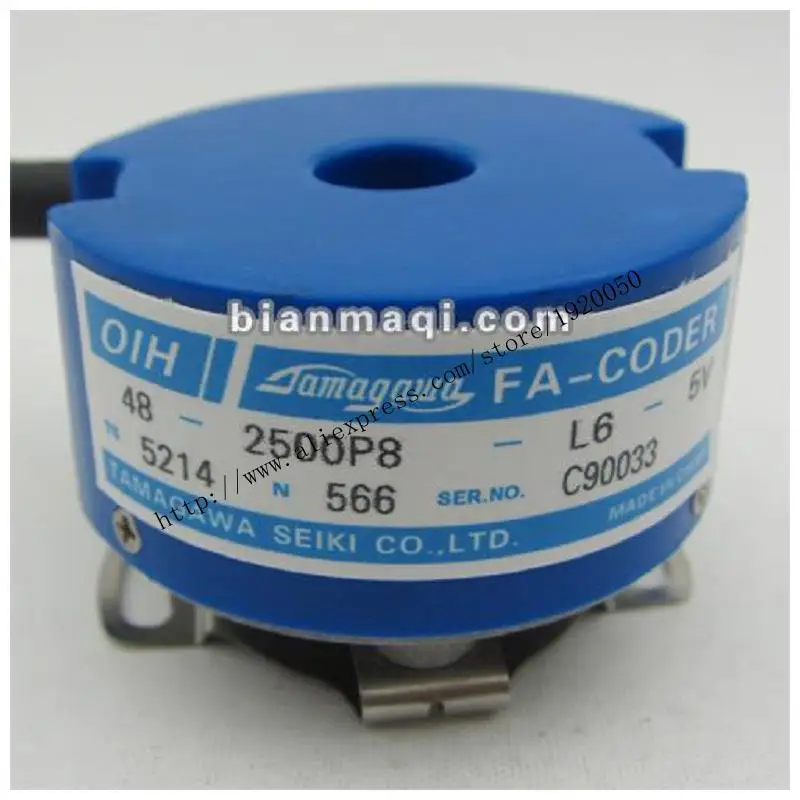 TAGAWA Tamagawa OIH48-2500P8-L6-5V rotary encoder 2500 lines outside diameter of 48mm