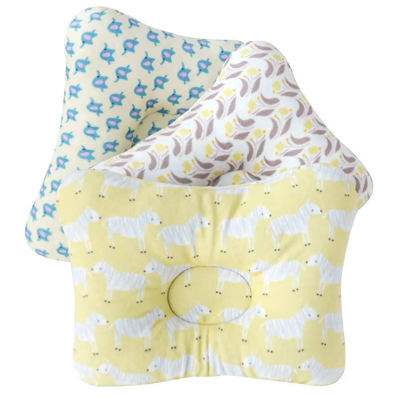 Muslinlife Baby Bedding Printed Pillow Newborn Boys Girls Nursing Pillows Soft Cotton Support Pillow Sleep Positioner Dropship