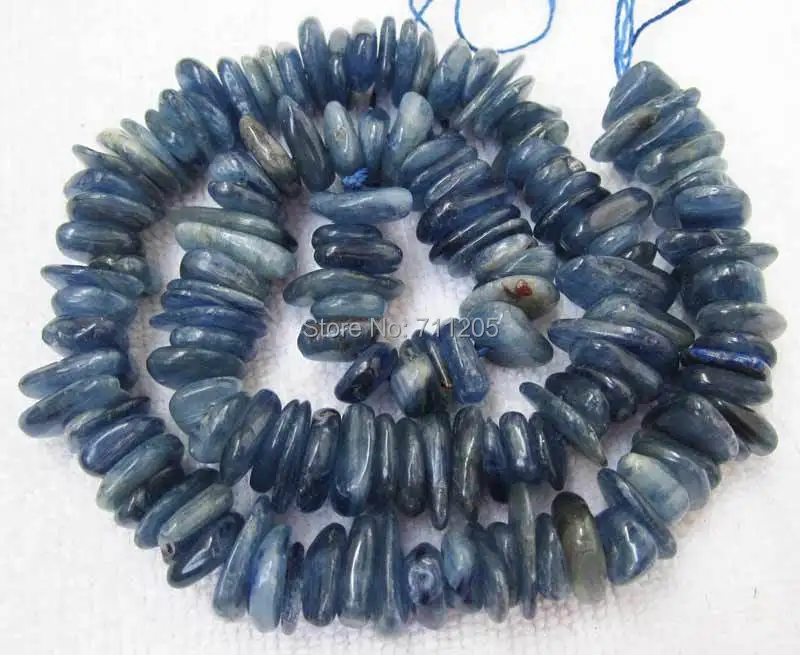 7-13mm Natural Kyanite Freeform Loose Beads 15\