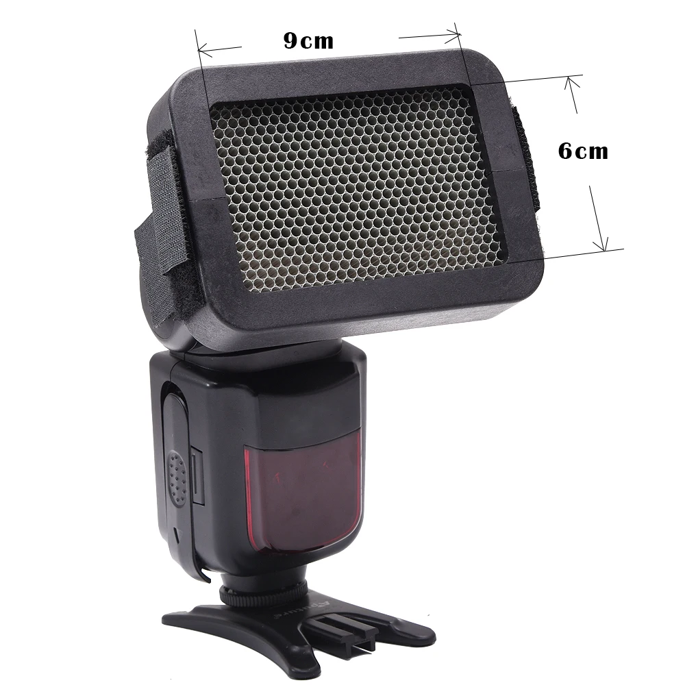 SETTO 1/4-Inch Universal Honeycomb Grid for External Camera Flashes 1/4