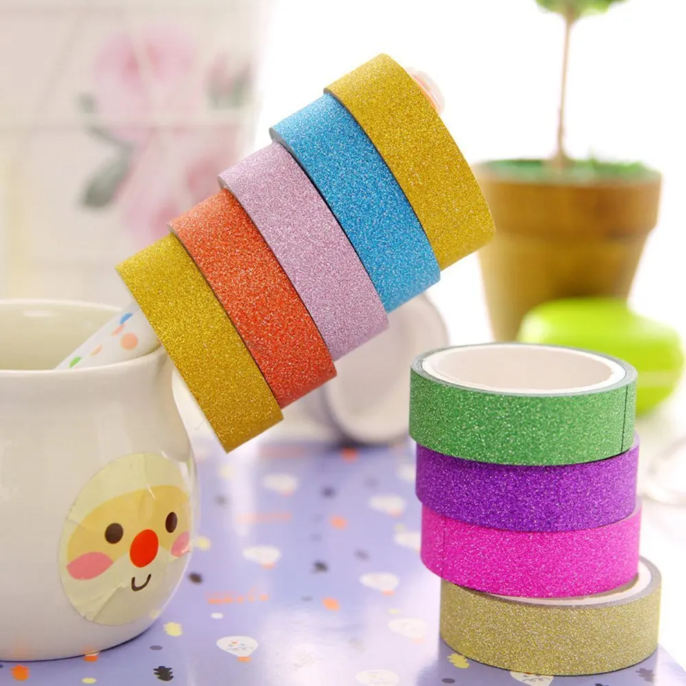 Multi Colors Sticky Paper Masking Adhesive Decorative Tape Scrapbooking