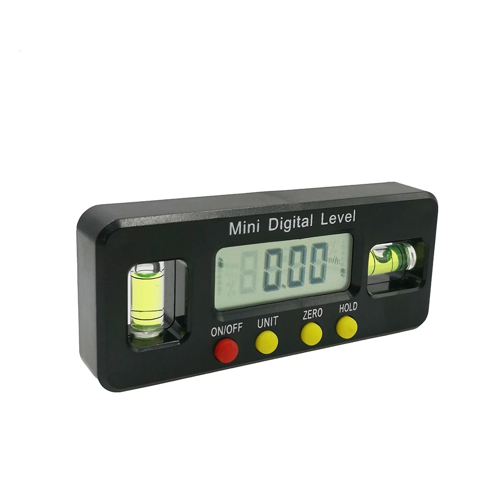 100mm  digital protractor Angle Finder inclinometer electronic level box with magnetics angle measuring carpenter tool