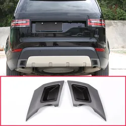 2pcs Car Tail Throat Exhaust Plate Protection Cover Trim For Land Rover Discovery 5 S/SE/HSE LR5 2017 2018 L462 Car Accessories